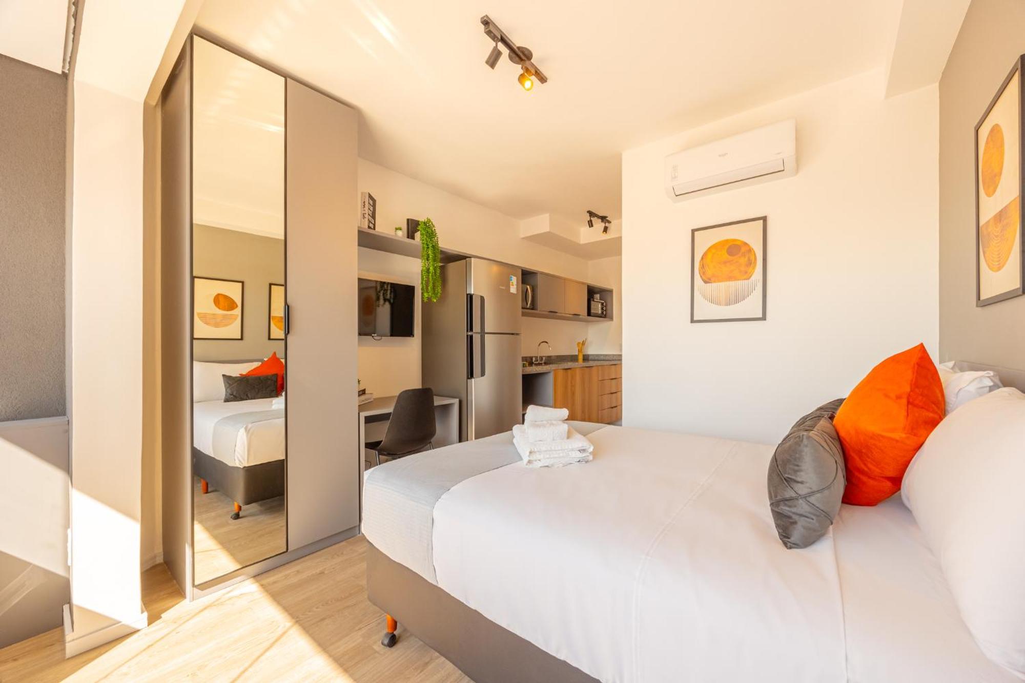 Apartamento Easy Star - Bele Stuidio Com Vista A Mariana - Jb04i São Paulo